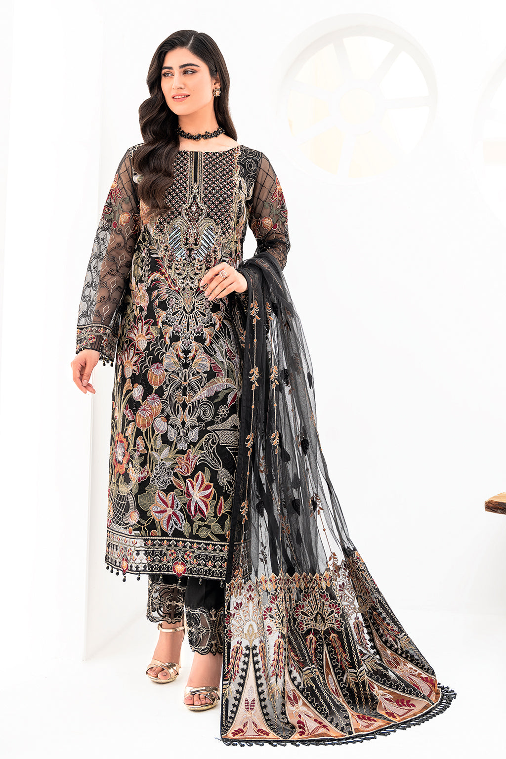 Ramsha | Minhal Organza Collection | M-803 - House Of Hania