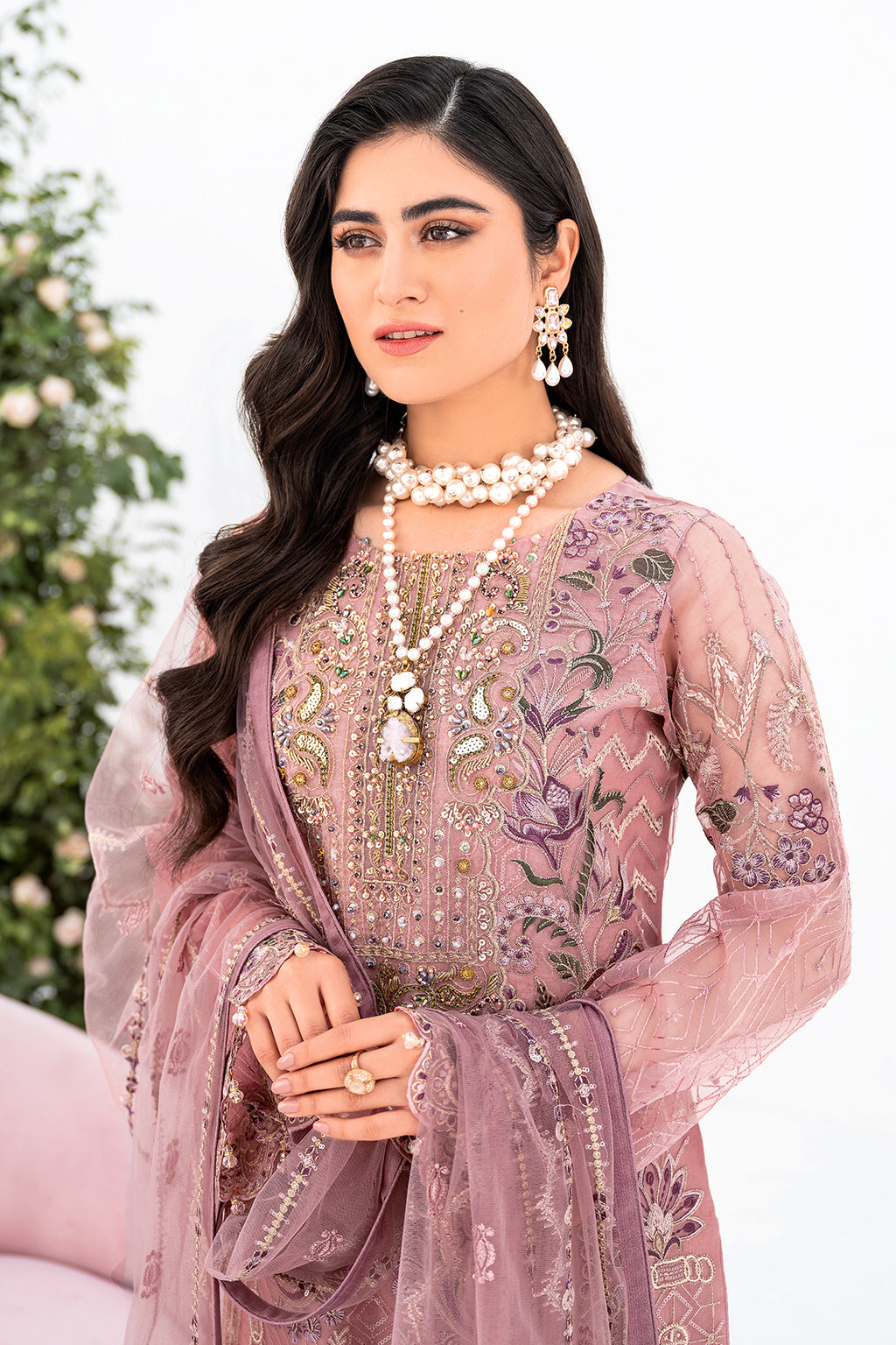 Ramsha | Minhal Organza Collection | M-804 - House Of Hania