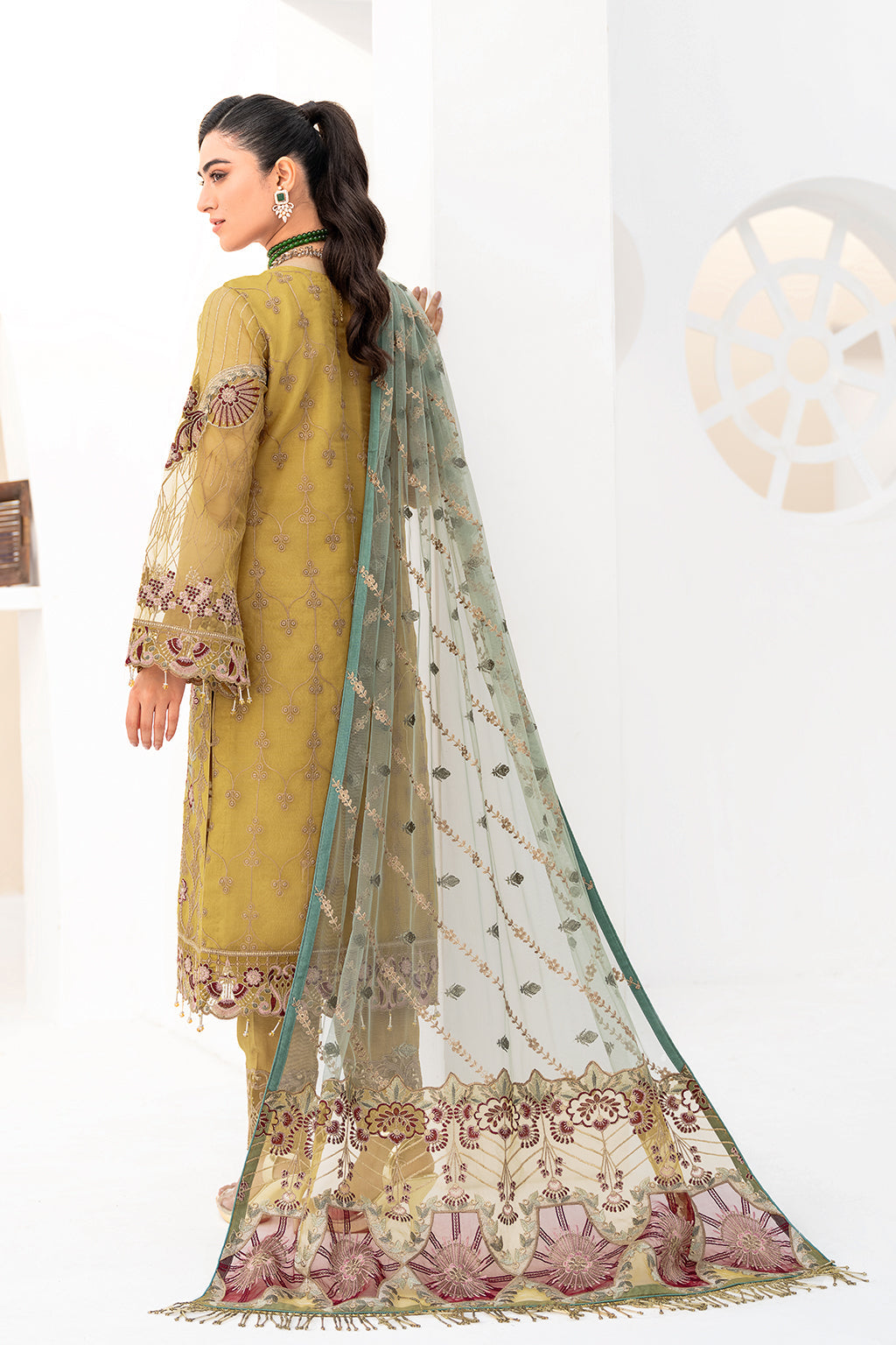 Ramsha | Minhal Organza Collection | M-805 - House Of Hania