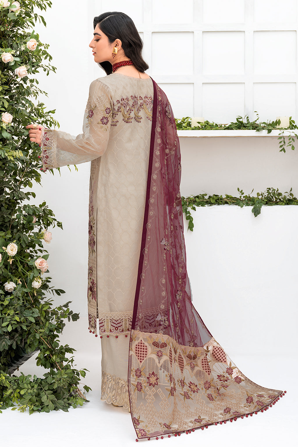 Ramsha | Minhal Organza Collection | M-806 - House Of Hania