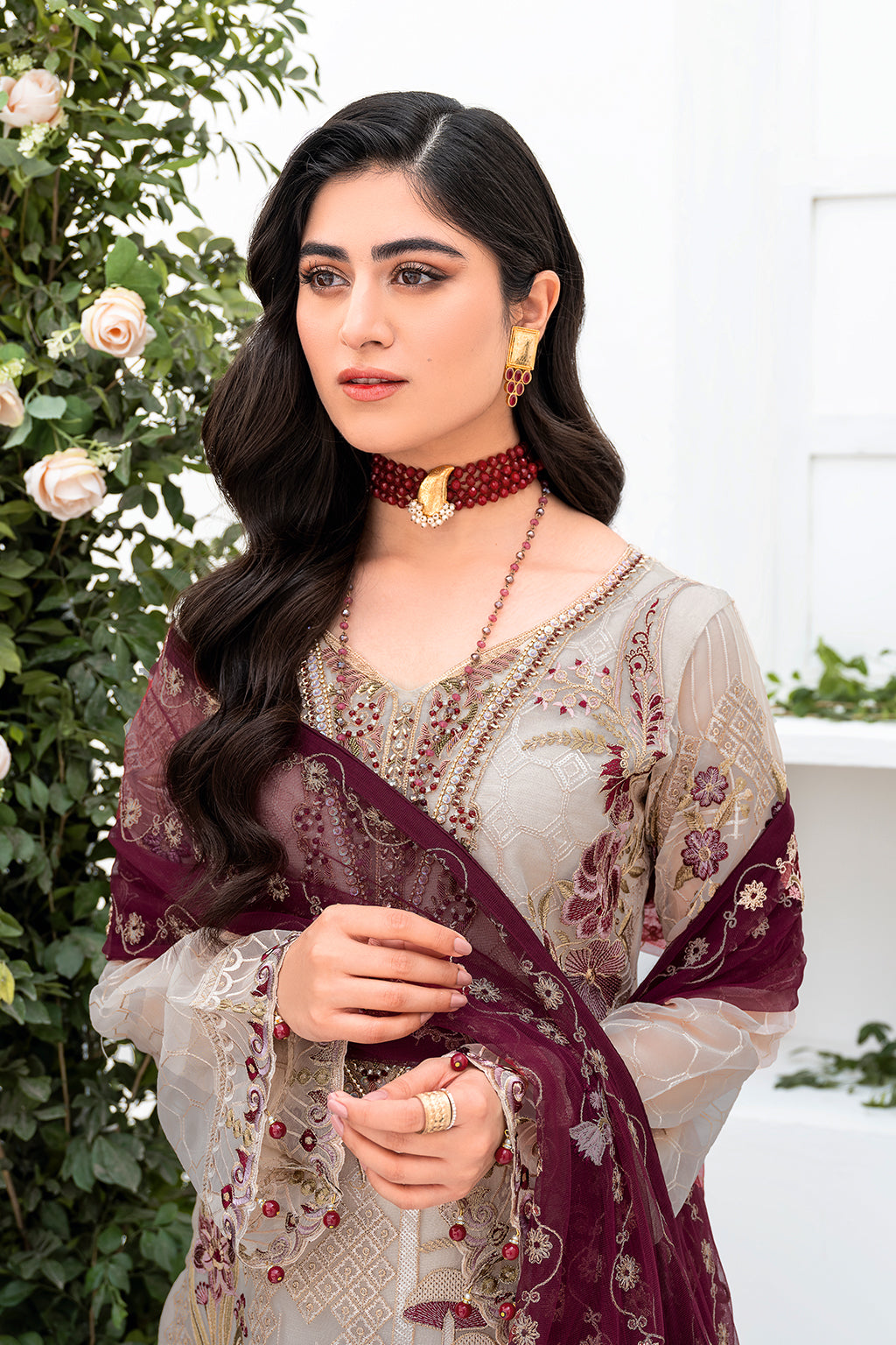 Ramsha | Minhal Organza Collection | M-806 - House Of Hania