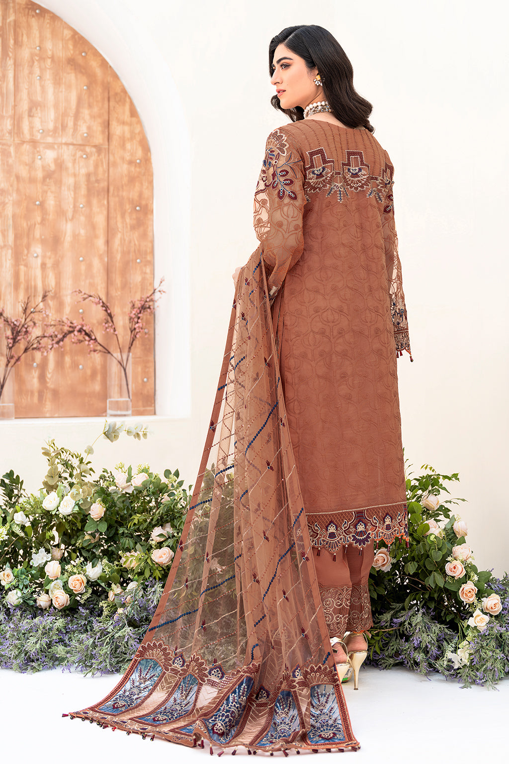 Ramsha | Minhal Organza Collection | M-808 - House Of Hania