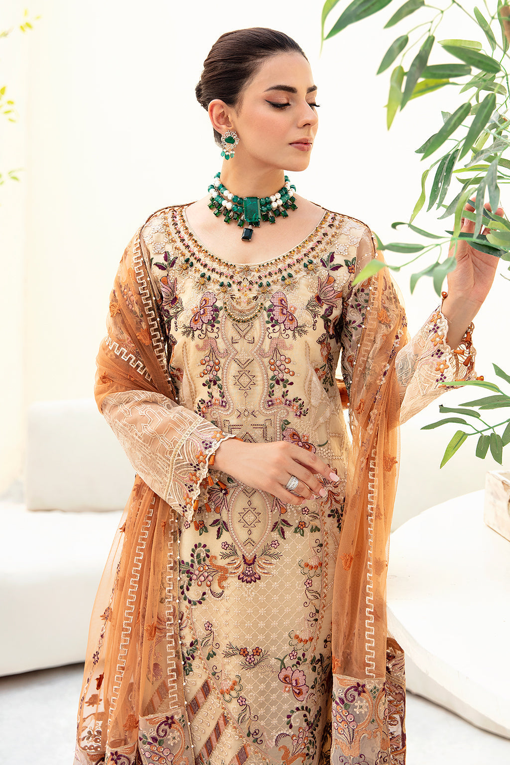 Ramsha | Minhal Organza Collection | M-901 - House Of Hania
