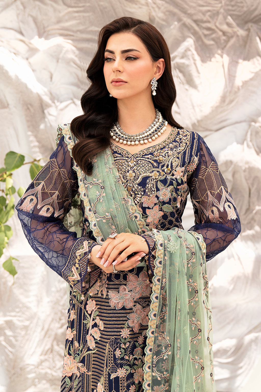 Ramsha | Minhal Organza Collection | M-902 - House Of Hania