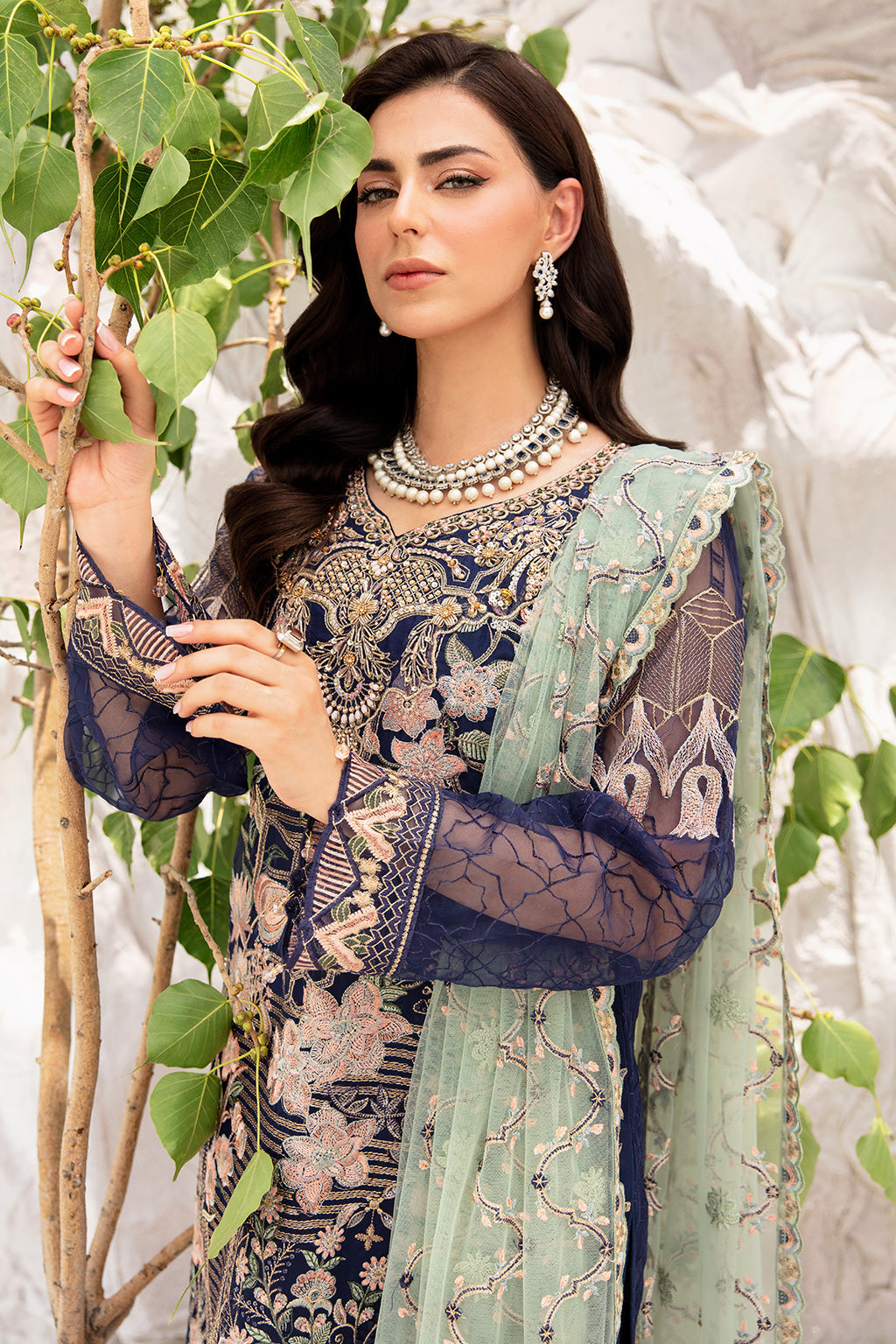 Ramsha | Minhal Organza Collection | M-902 - House Of Hania