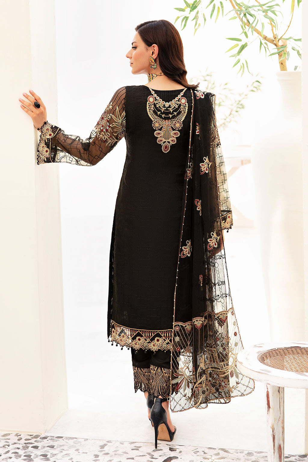 Ramsha | Minhal Organza Collection | M-906 - House Of Hania