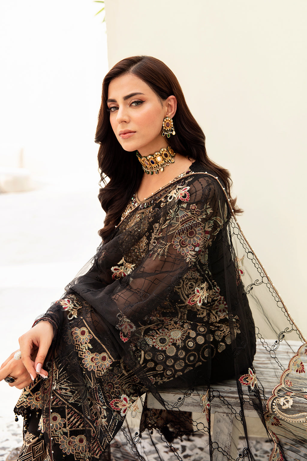 Ramsha | Minhal Organza Collection | M-906 - House Of Hania
