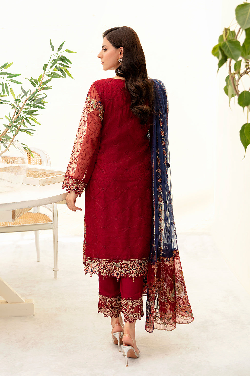Ramsha | Minhal Organza Collection | M-908 - House Of Hania