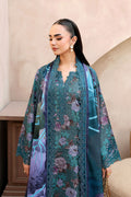 Ramsha | Naqsh Embroidered Rawsilk | RS-03 - House Of Hania