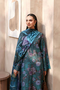 Ramsha | Naqsh Embroidered Rawsilk | RS-03 - House Of Hania