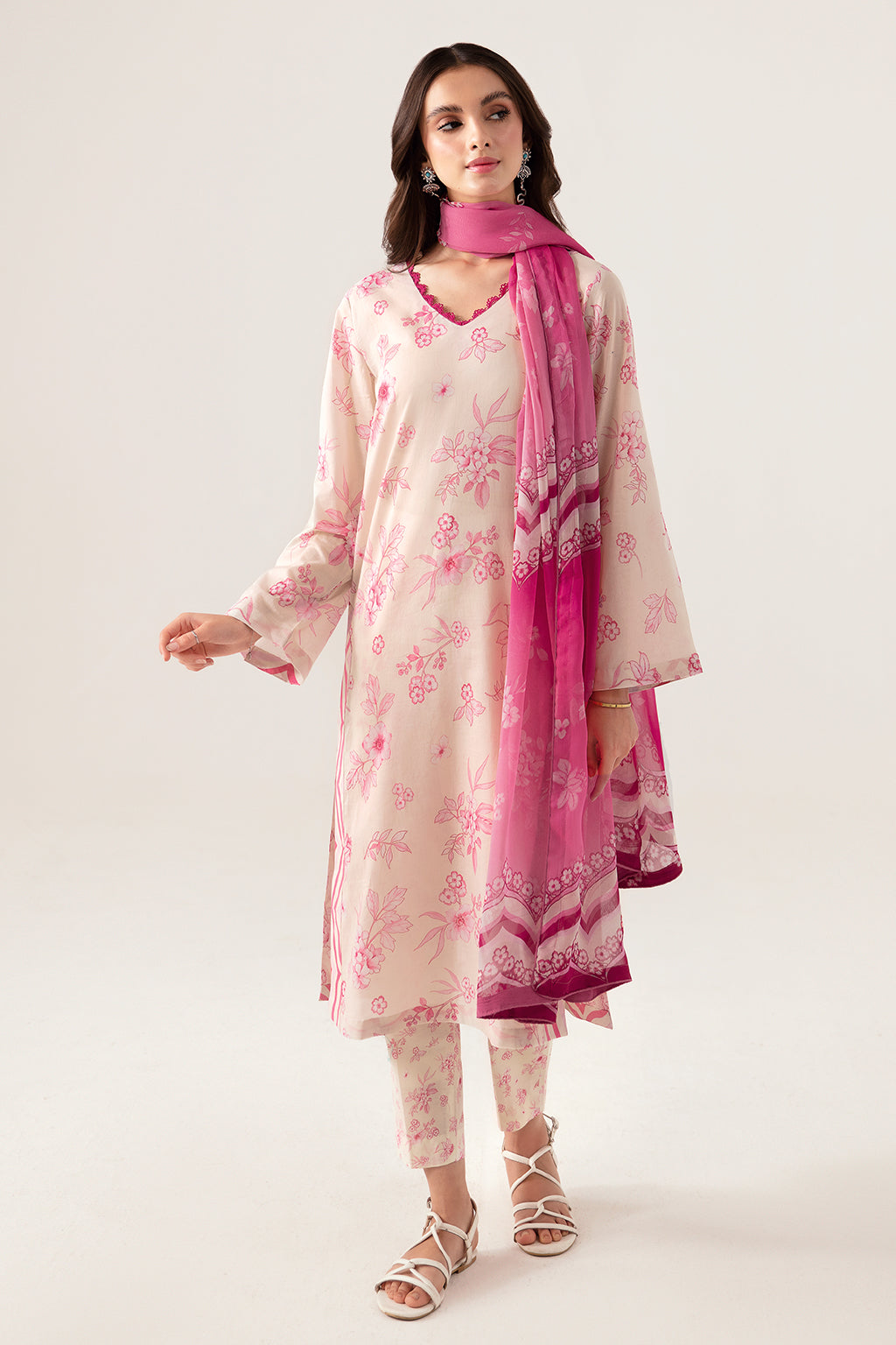 Ramsha | Pinted Lawn | RP-105 - House Of Hania