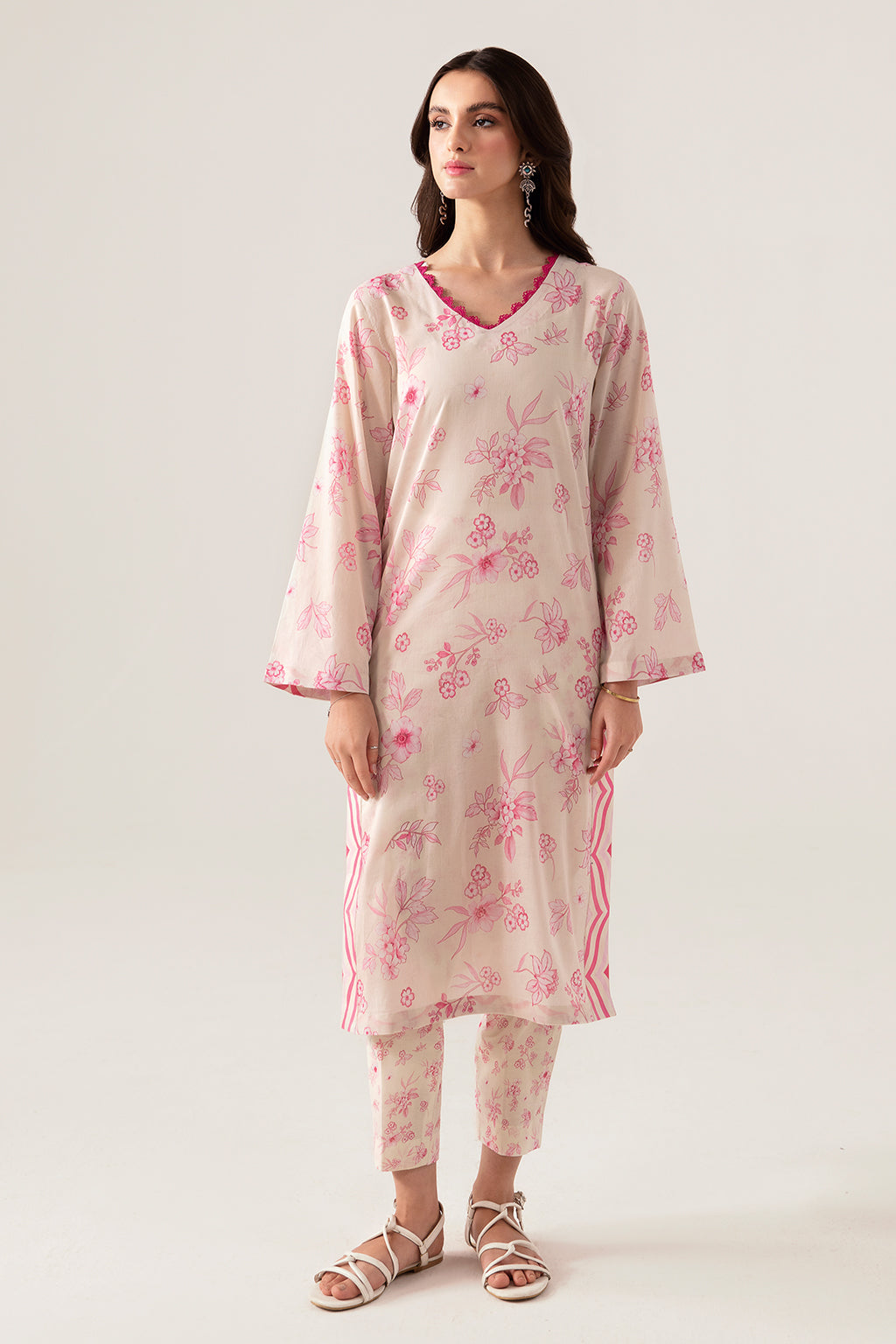 Ramsha | Pinted Lawn | RP-105 - House Of Hania