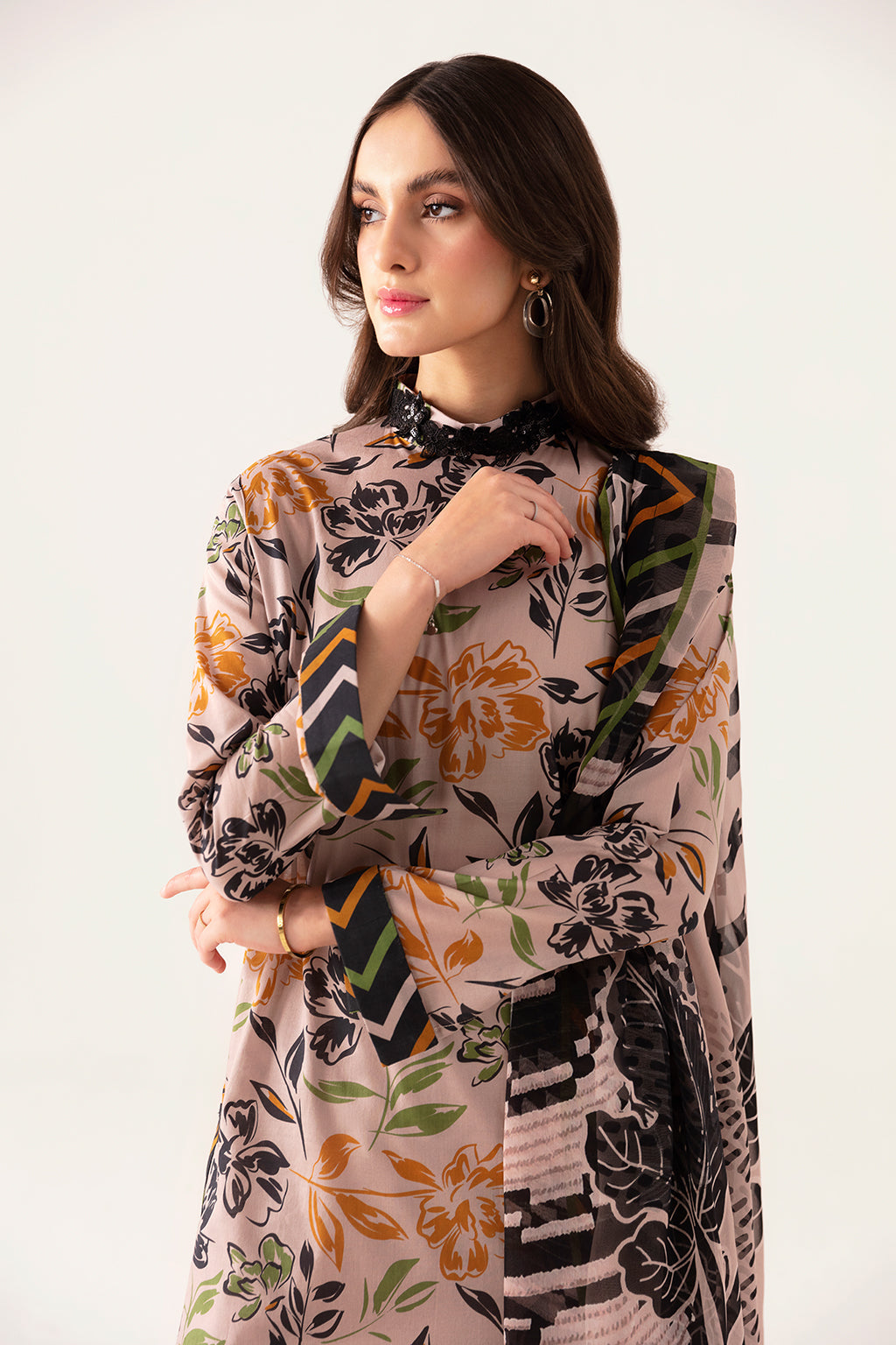 Ramsha | Pinted Lawn | RP-106 - House Of Hania