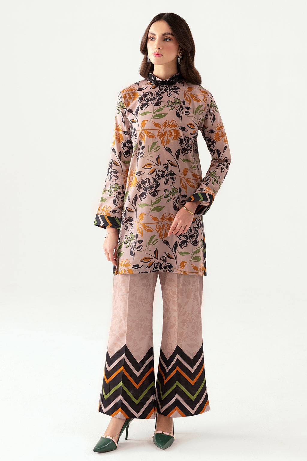 Ramsha | Pinted Lawn | RP-106 - House Of Hania