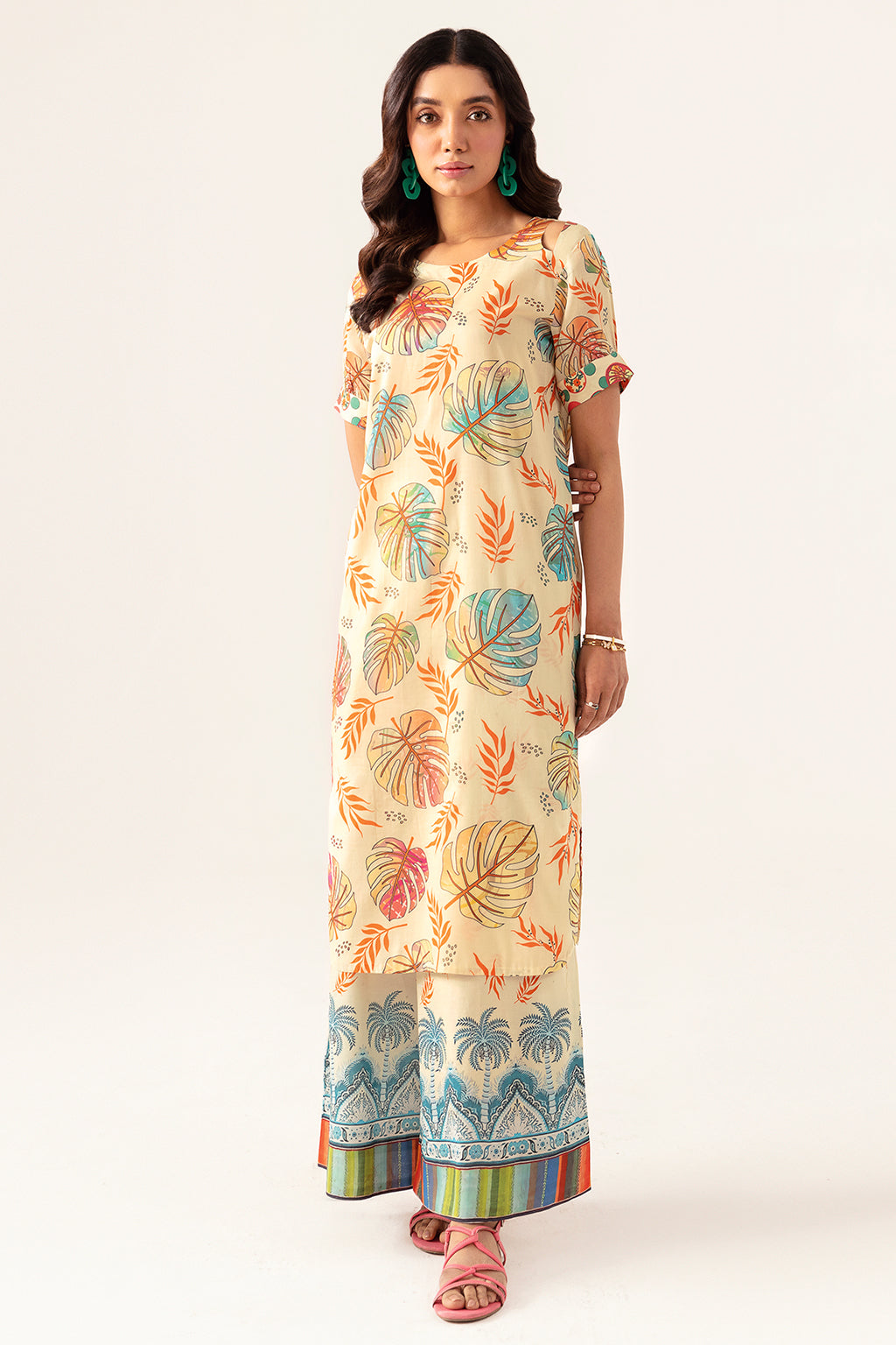 Ramsha | Pinted Lawn | RP-107 - House Of Hania