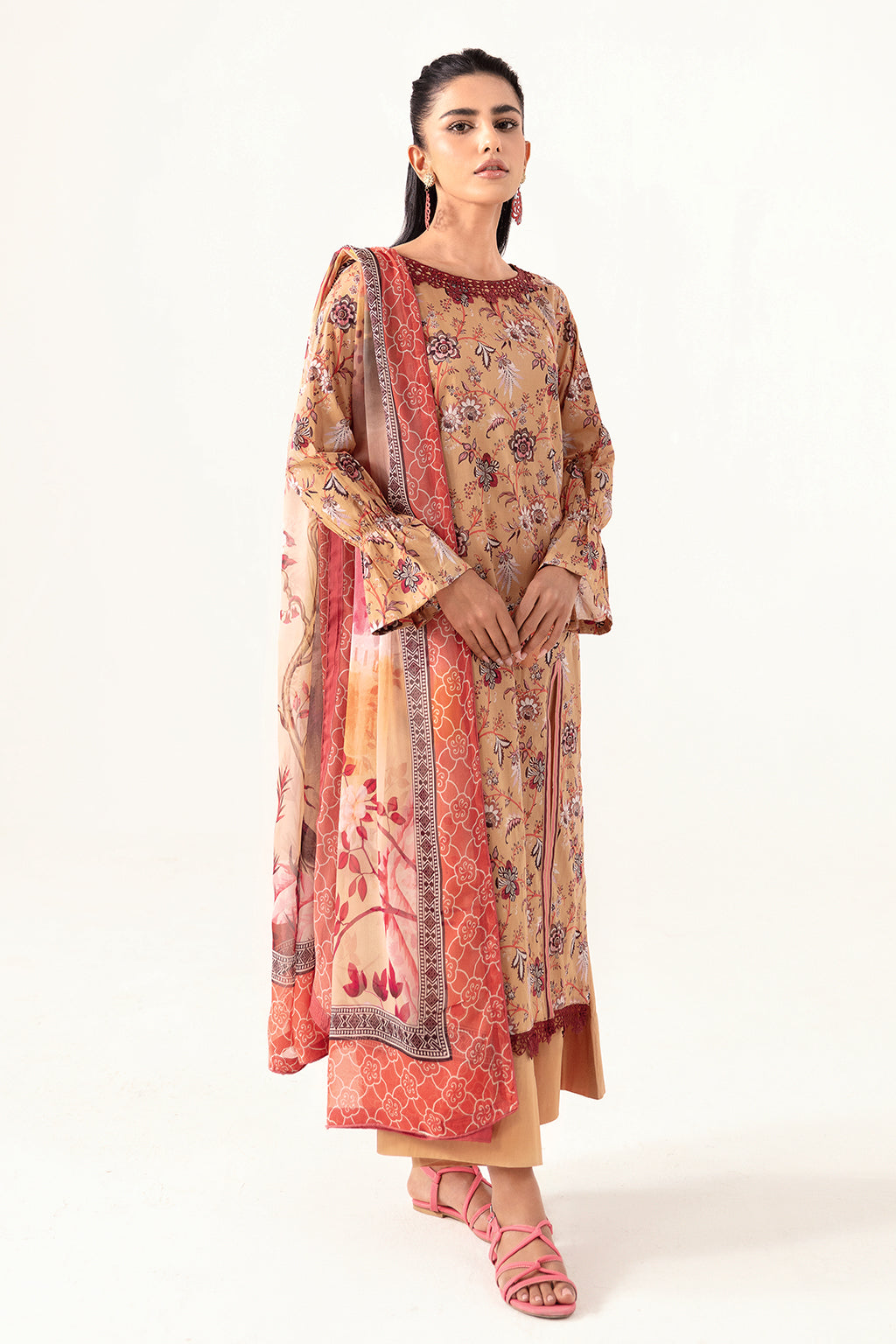 Ramsha | Pinted Lawn | RP-112 - House Of Hania