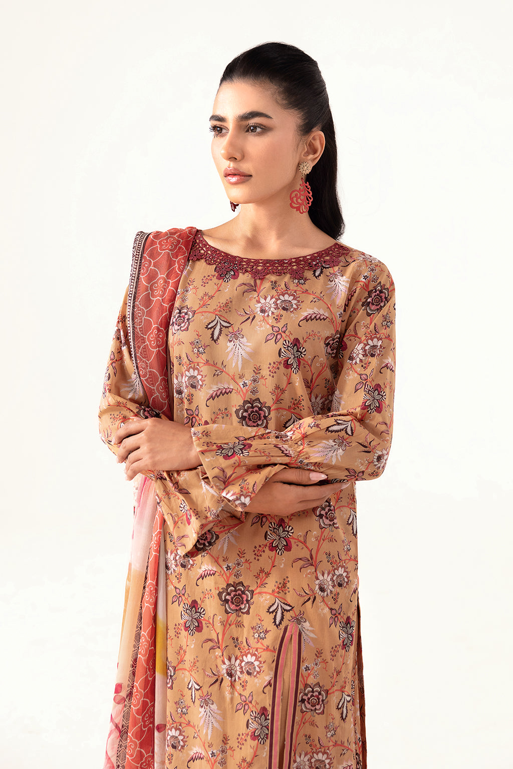 Ramsha | Pinted Lawn | RP-112 - House Of Hania