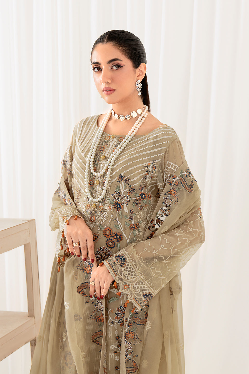Ramsha | Rangoon Chiffon Collection 24 | D-1001 - House Of Hania