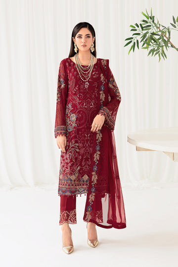 Ramsha | Rangoon Chiffon Collection 24 | D-1004 - House Of Hania