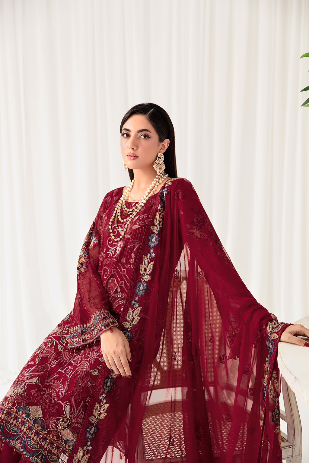 Ramsha | Rangoon Chiffon Collection 24 | D-1004 - House Of Hania