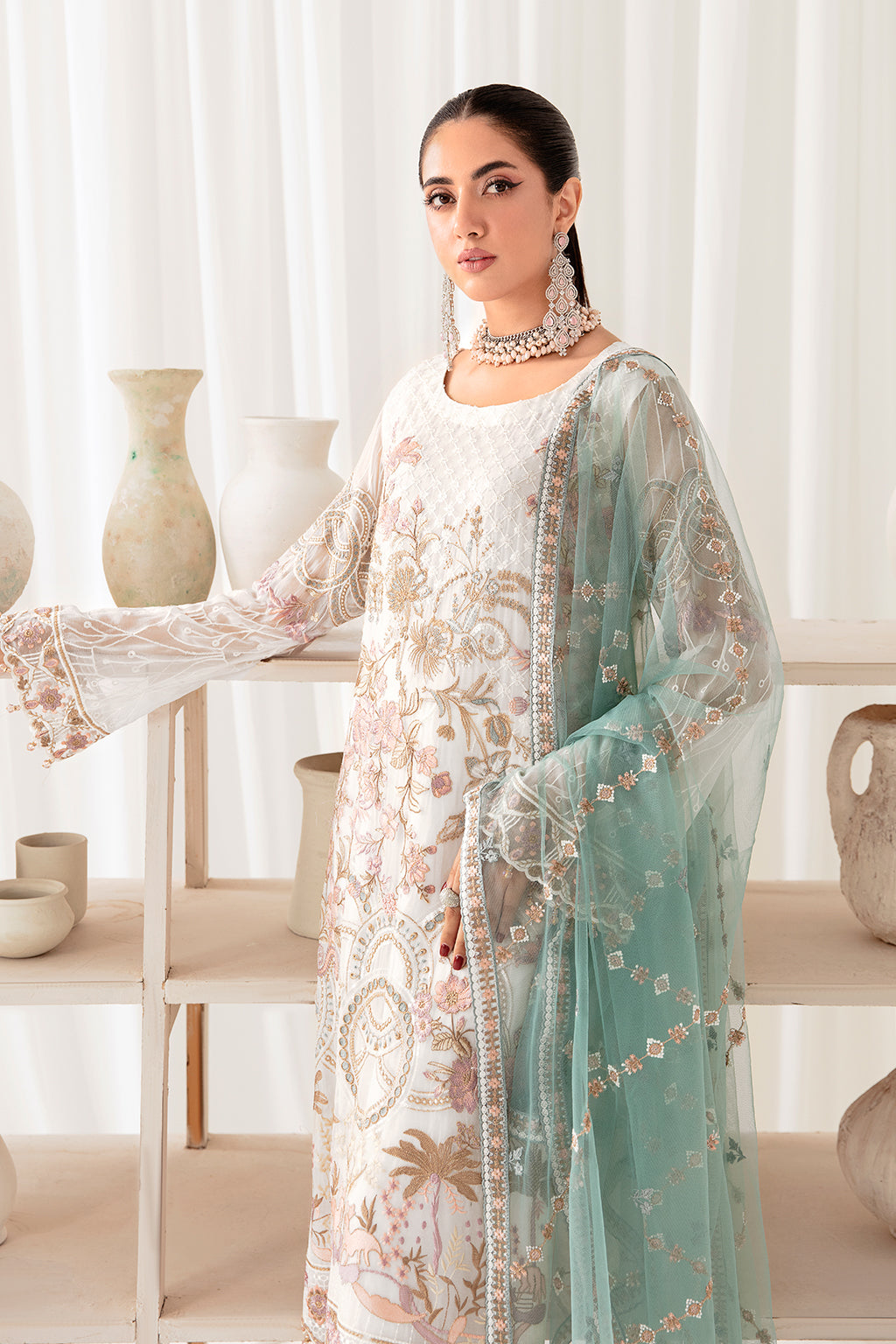 Ramsha | Rangoon Chiffon Collection 24 | D-1005 - House Of Hania