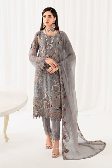 Ramsha | Rangoon Chiffon Collection 24 | D-1006 - House Of Hania