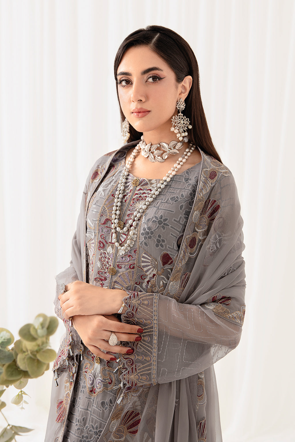 Ramsha | Rangoon Chiffon Collection 24 | D-1006 - House Of Hania