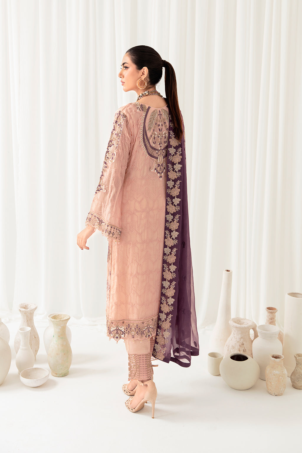 Ramsha | Rangoon Chiffon Collection 24 | D-1007 - House Of Hania