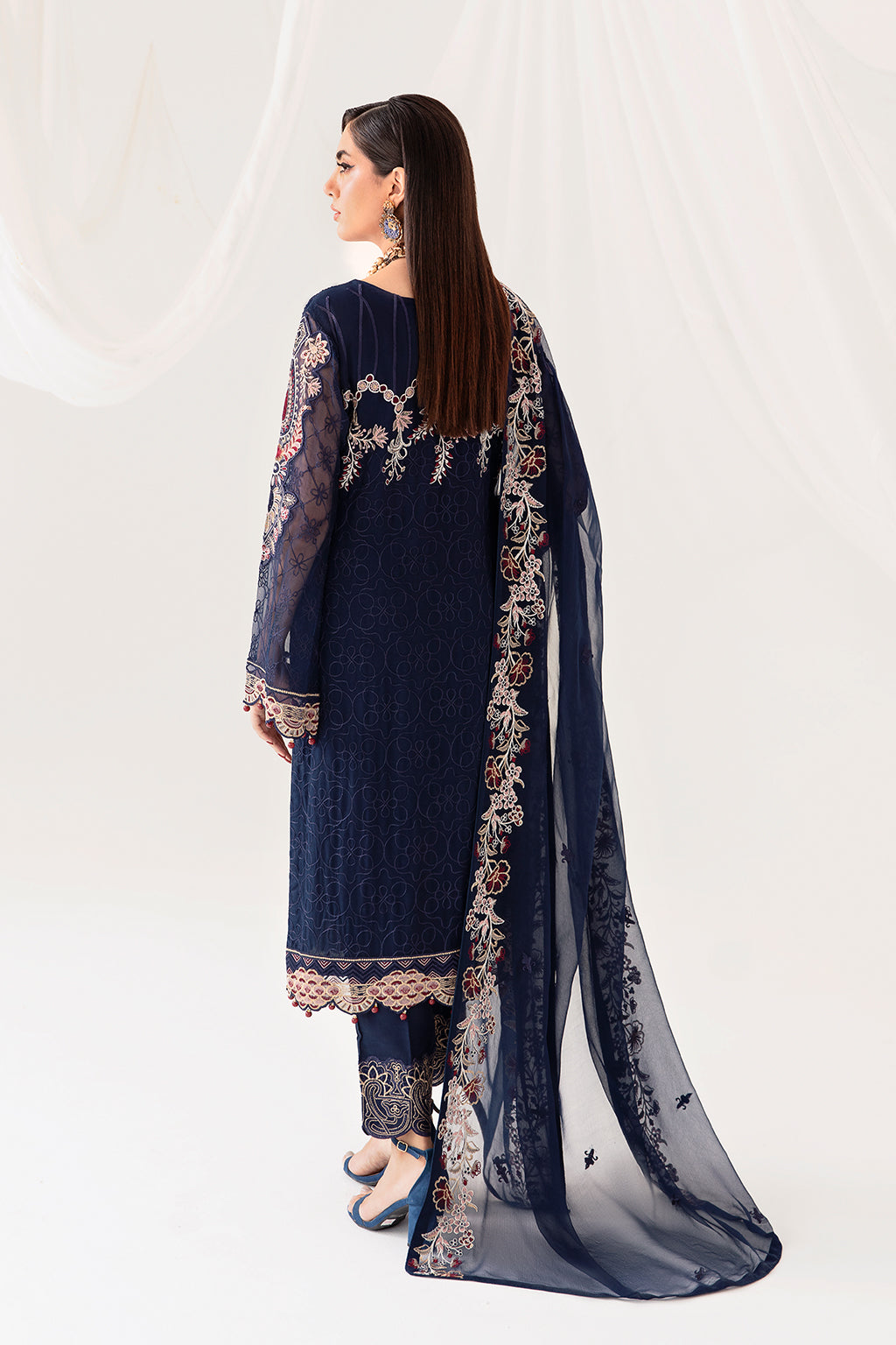 Ramsha | Rangoon Chiffon Collection 24 | D-1011 - House Of Hania