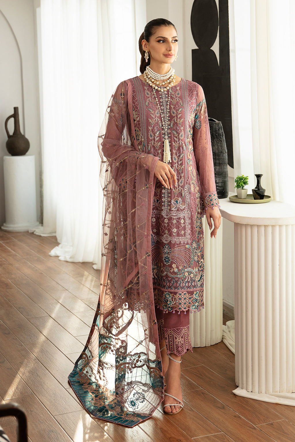 Ramsha | Rangoon Chiffon Collection 24 |D-1102 - House Of Hania
