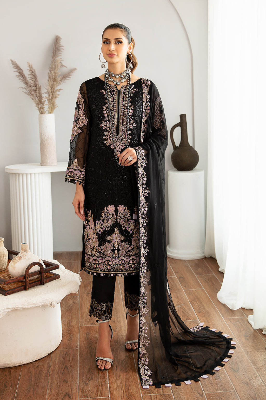 Ramsha | Rangoon Chiffon Collection 24 |D-1106 - House Of Hania
