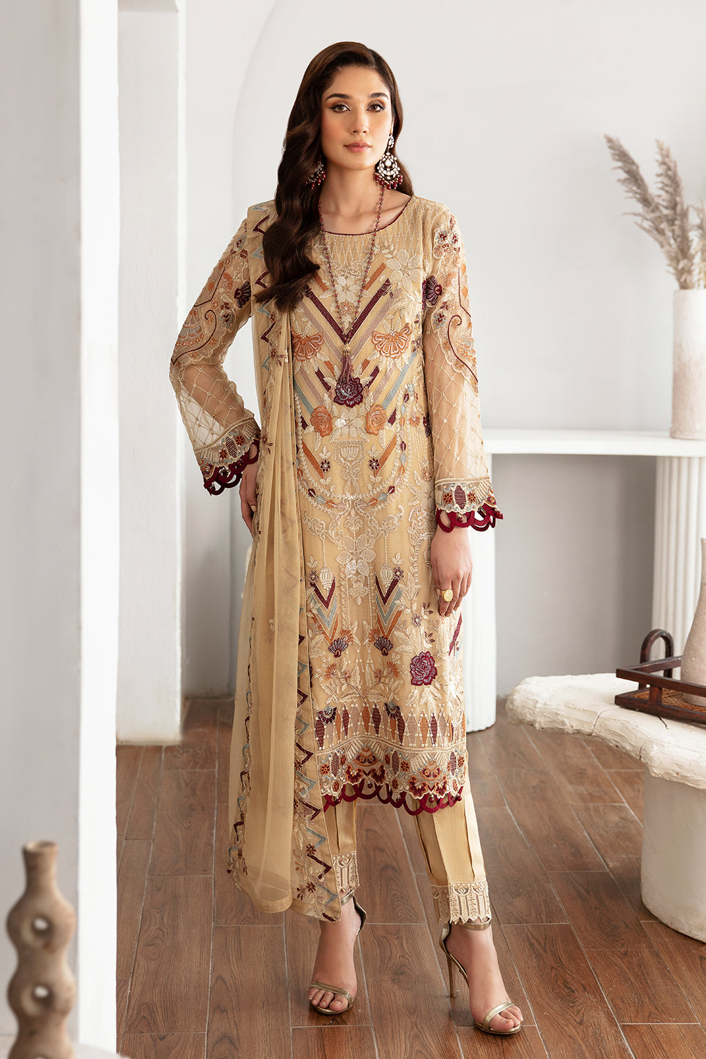 Ramsha | Rangoon Chiffon Collection 24 |D-1108 - House Of Hania