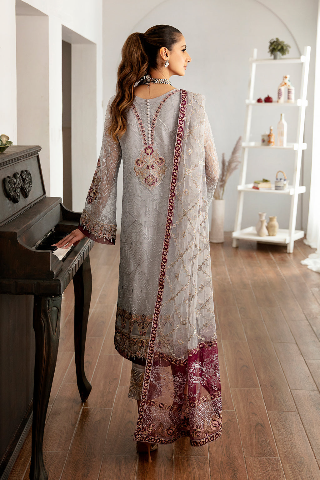 Ramsha | Rangoon Chiffon Collection 24 |D-1109 - House Of Hania