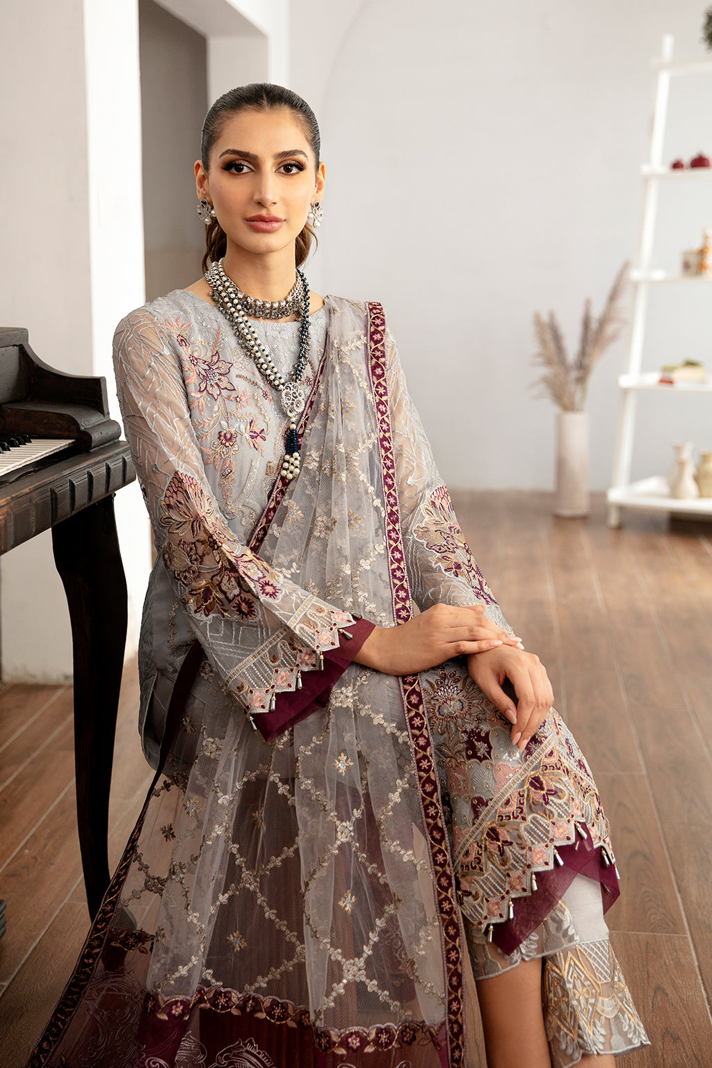 Ramsha | Rangoon Chiffon Collection 24 |D-1109 - House Of Hania
