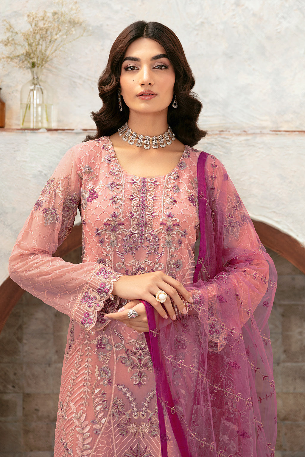 Ramsha | Rangoon Chiffon Collection 24 | D-1201 - House Of Hania