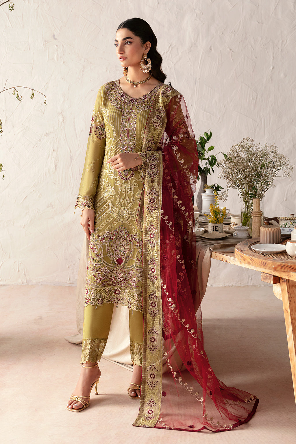 Ramsha | Rangoon Chiffon Collection 24 | D-1203 - House Of Hania