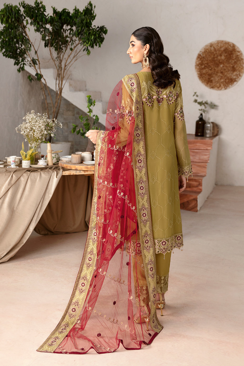 Ramsha | Rangoon Chiffon Collection 24 | D-1203 - House Of Hania
