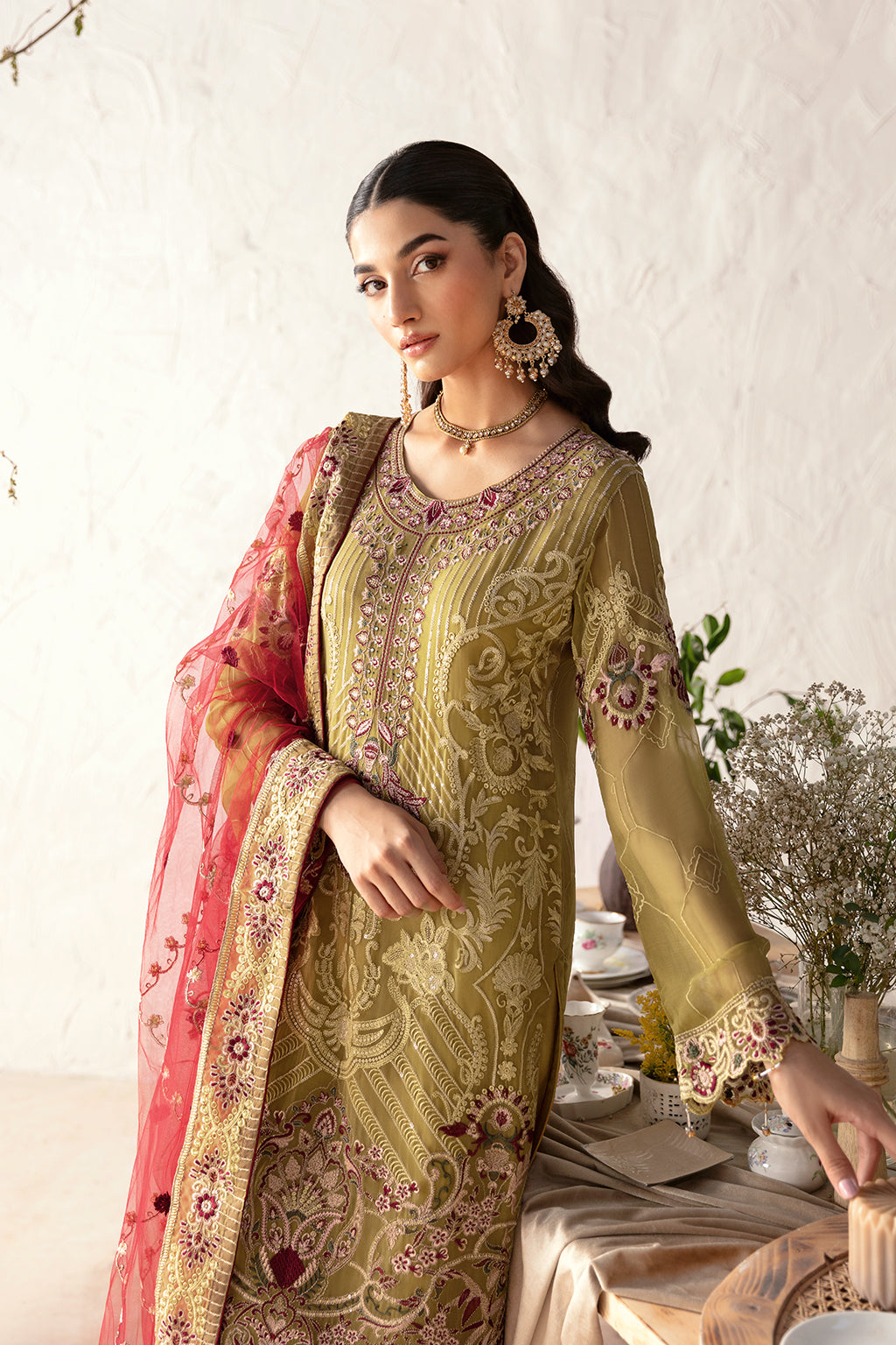 Ramsha | Rangoon Chiffon Collection 24 | D-1203 - House Of Hania