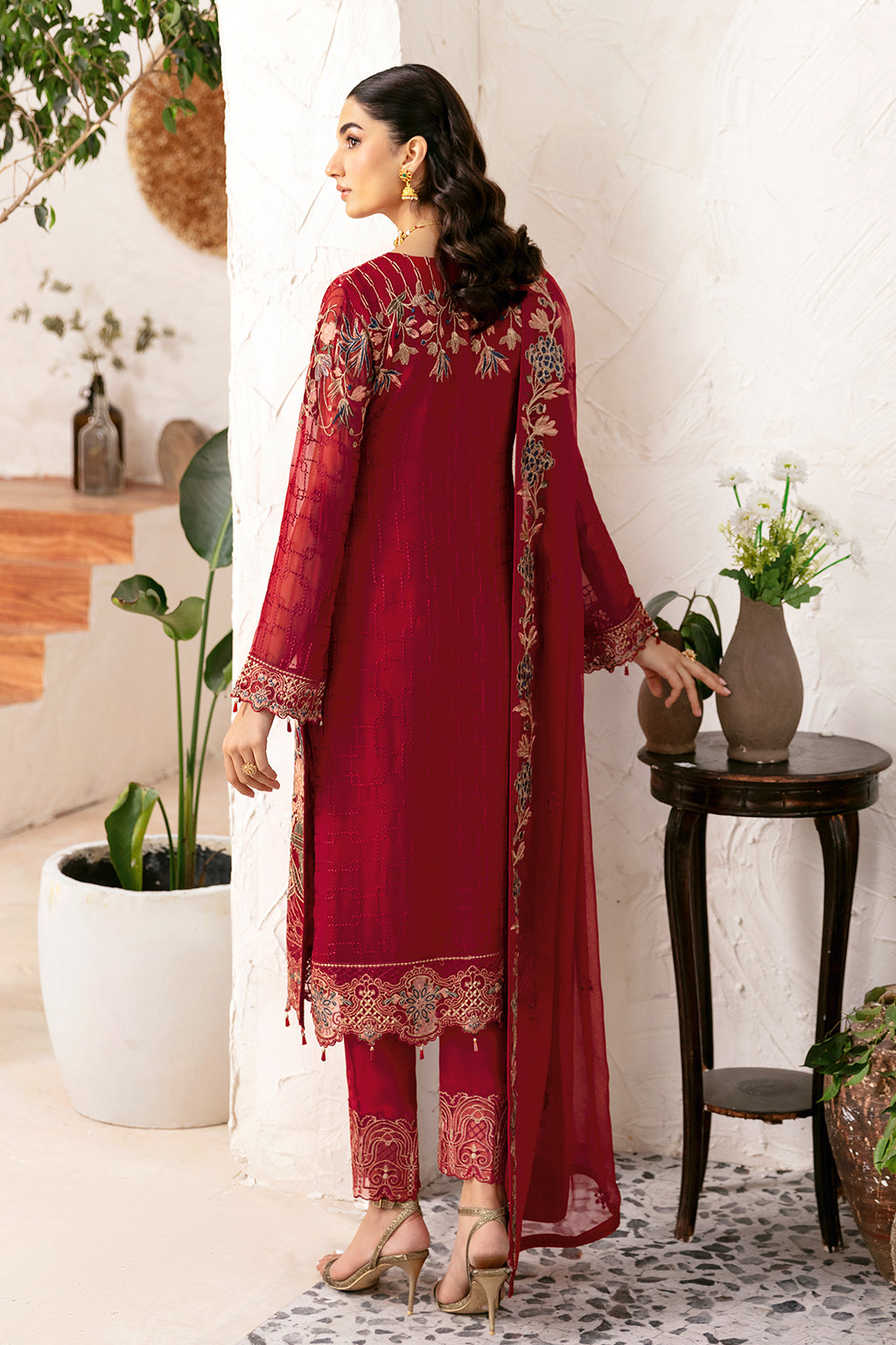 Ramsha | Rangoon Chiffon Collection 24 | D-1205 - House Of Hania