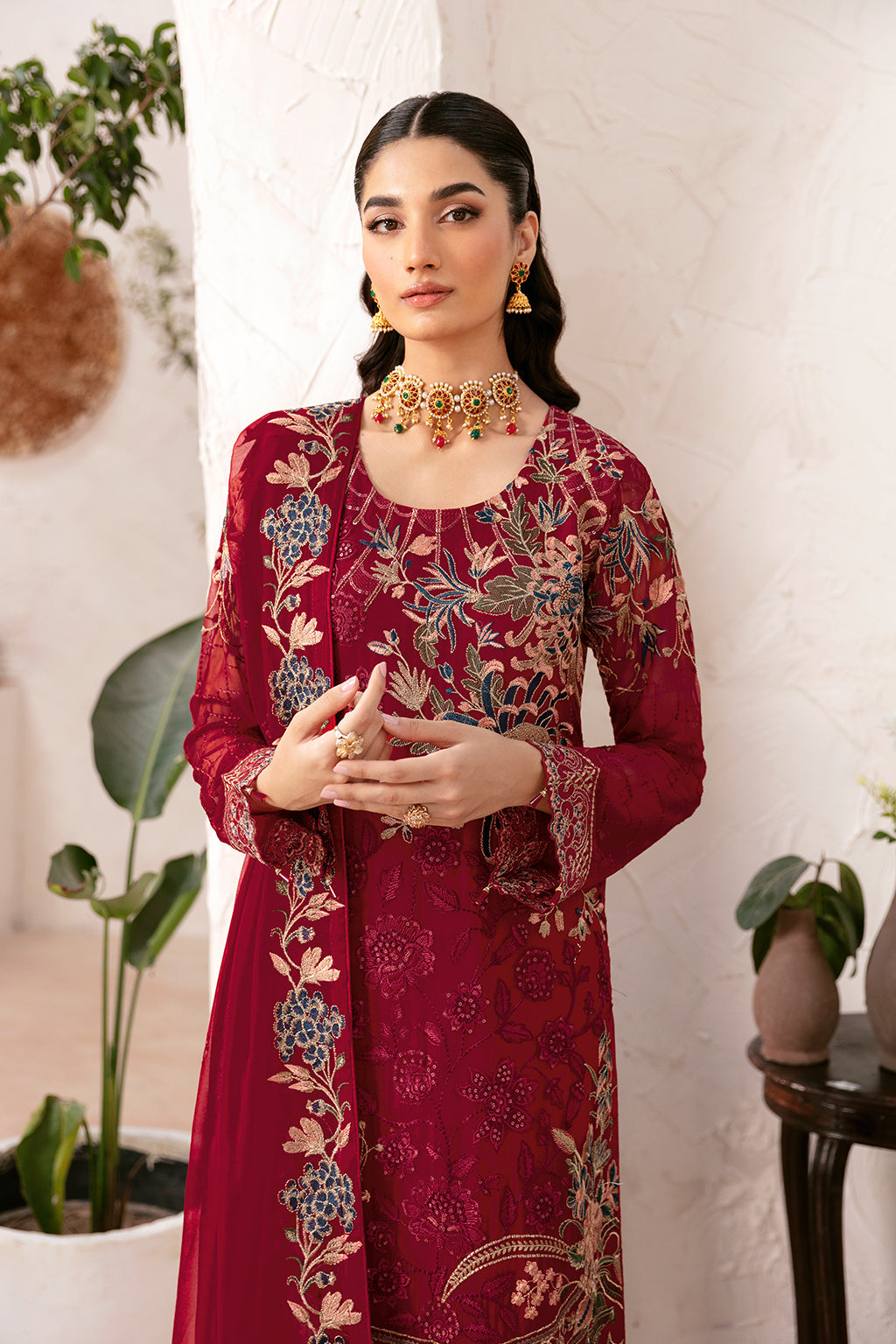 Ramsha | Rangoon Chiffon Collection 24 | D-1205 - House Of Hania