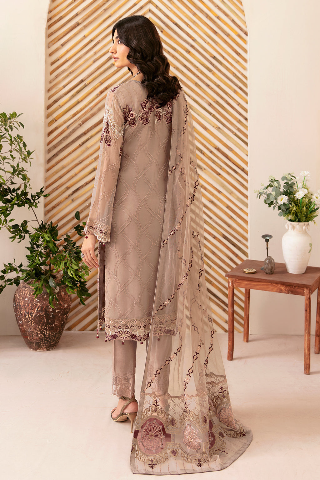 Ramsha | Rangoon Chiffon Collection 24 | D-1206 - House Of Hania