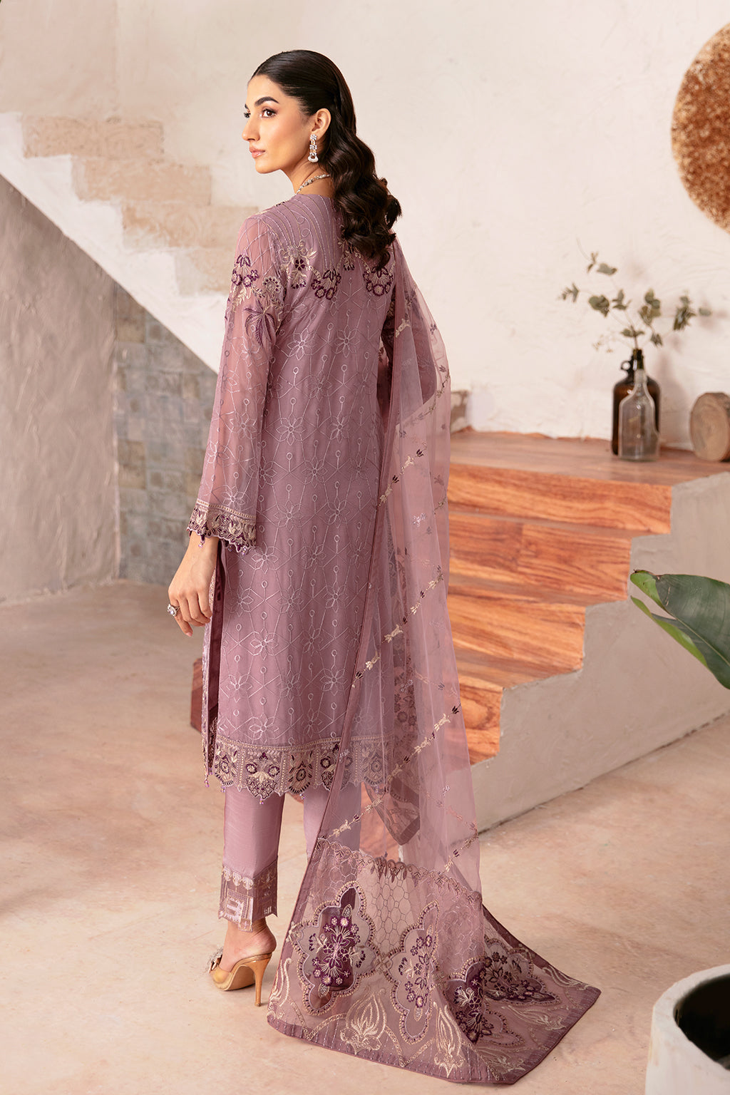 Ramsha | Rangoon Chiffon Collection 24 | D-1208 - House Of Hania