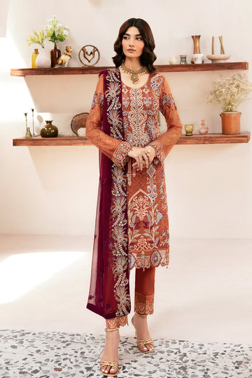 Ramsha | Rangoon Chiffon Collection 24 | D-1209 - House Of Hania