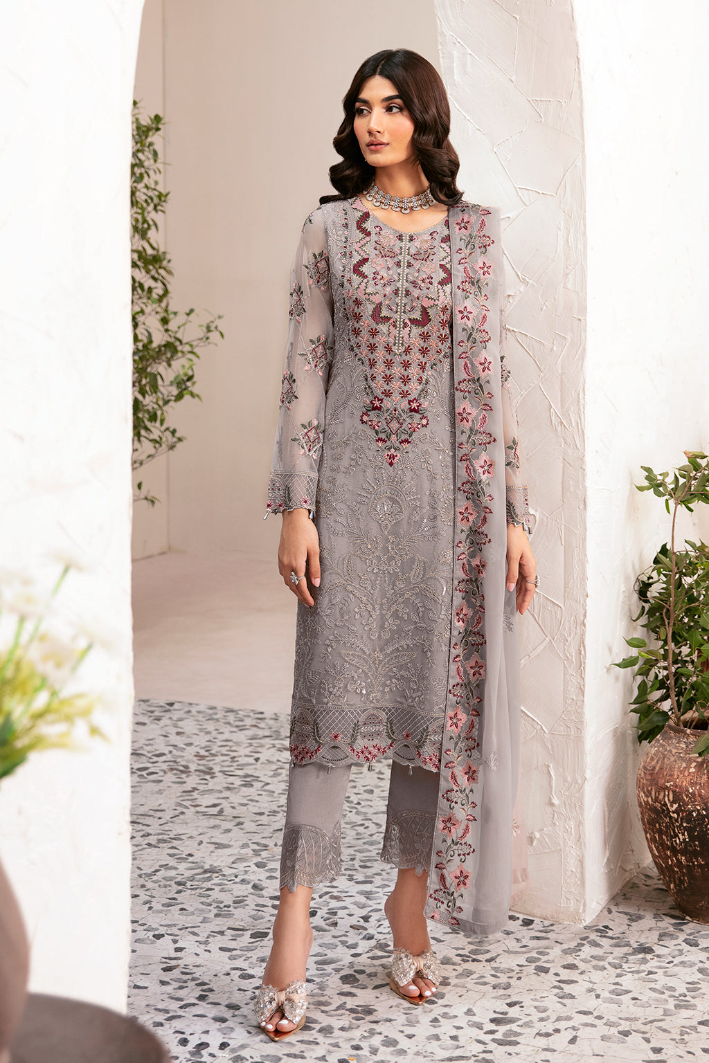 Ramsha | Rangoon Chiffon Collection 24 | D-1210 - House Of Hania