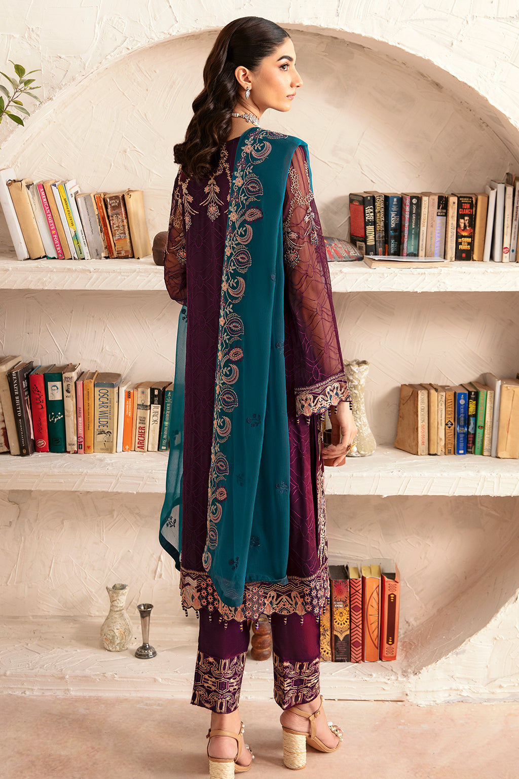 Ramsha | Rangoon Chiffon Collection 24 | D-1211 - House Of Hania