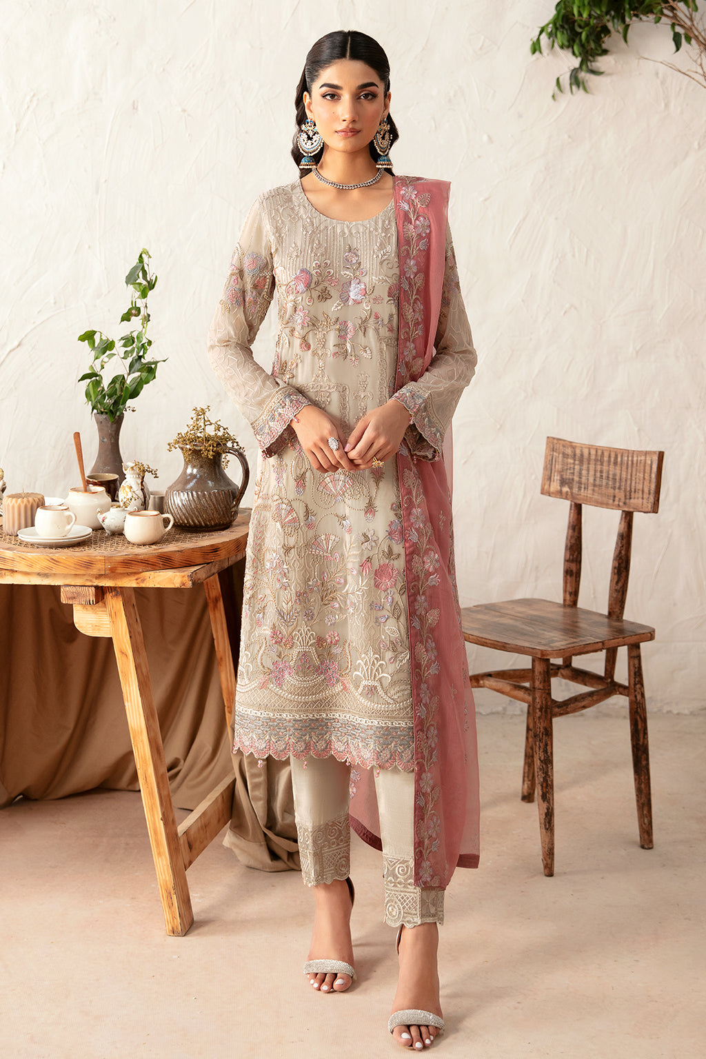 Ramsha | Rangoon Chiffon Collection 24 | D-1212 - House Of Hania