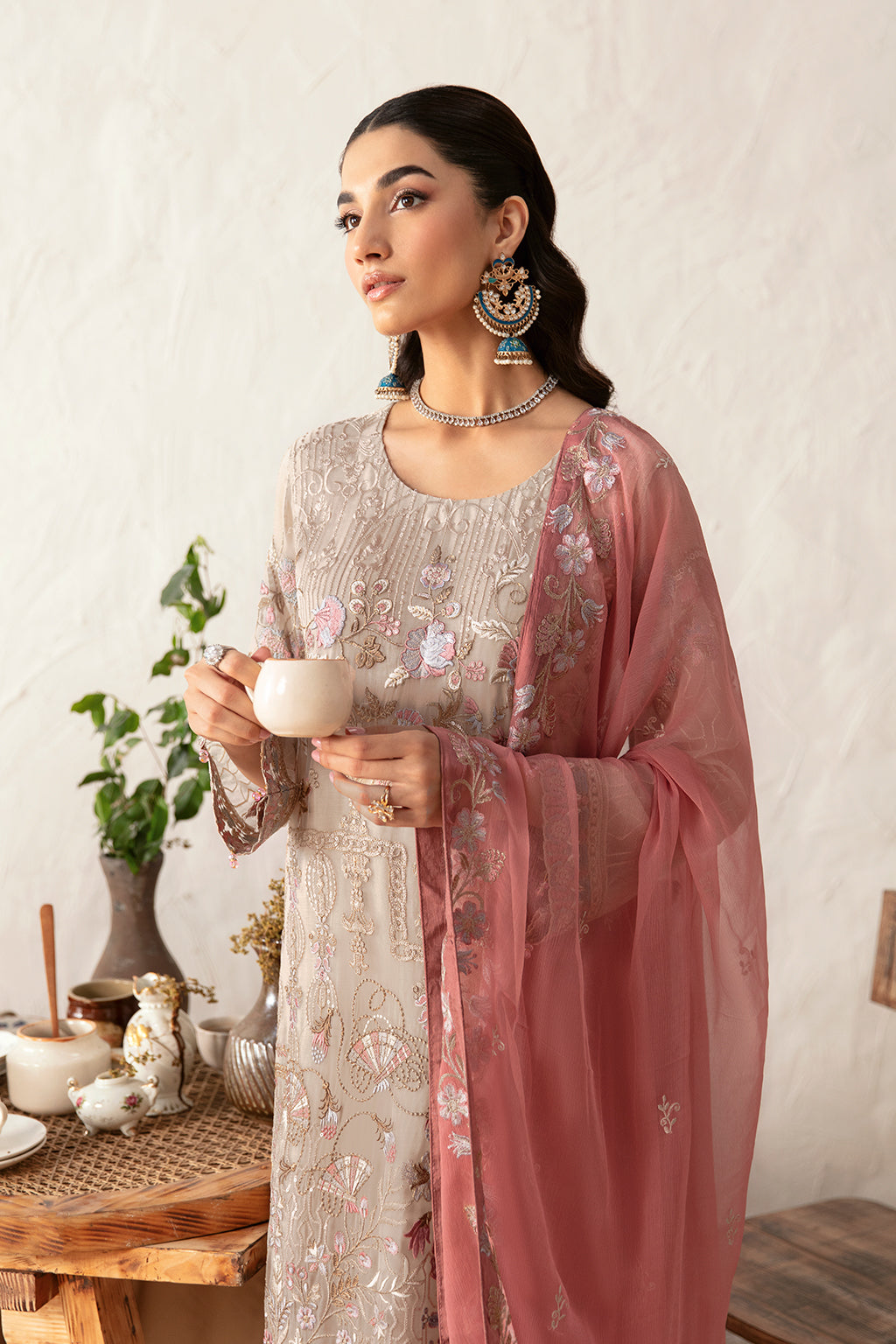 Ramsha | Rangoon Chiffon Collection 24 | D-1212 - House Of Hania