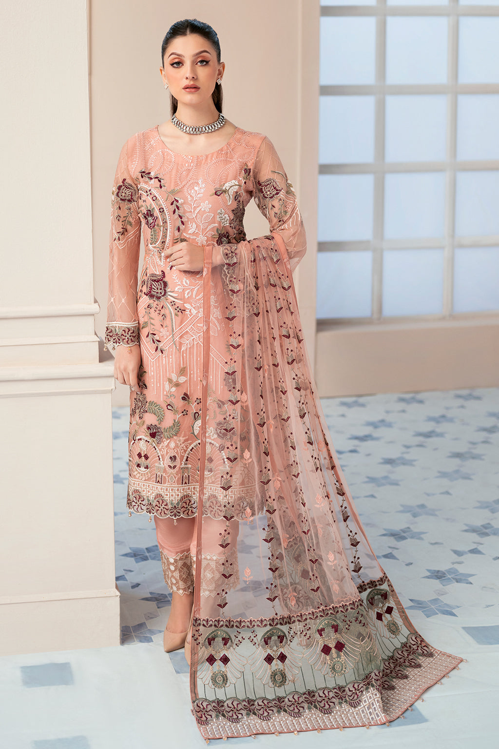 Ramsha | Rangoon Chiffon Collection 24 | D-901 - House Of Hania