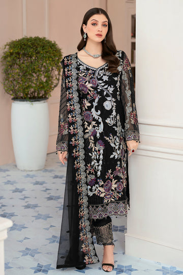 Ramsha | Rangoon Chiffon Collection 24 | D-906 - House Of Hania