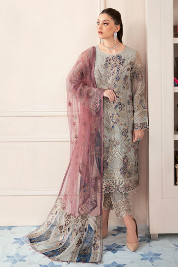 Ramsha | Rangoon Chiffon Collection 24 | D-907 - House Of Hania